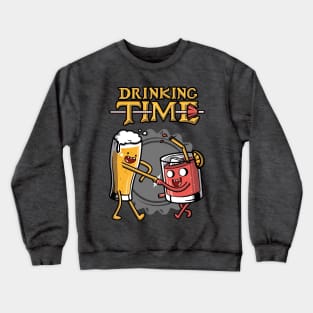 Drinking Time Crewneck Sweatshirt